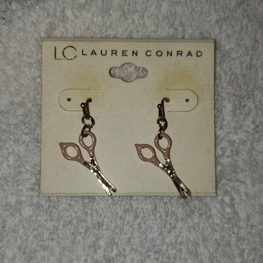 🦇NWT LC Lauren Conrad Scissor Earrings